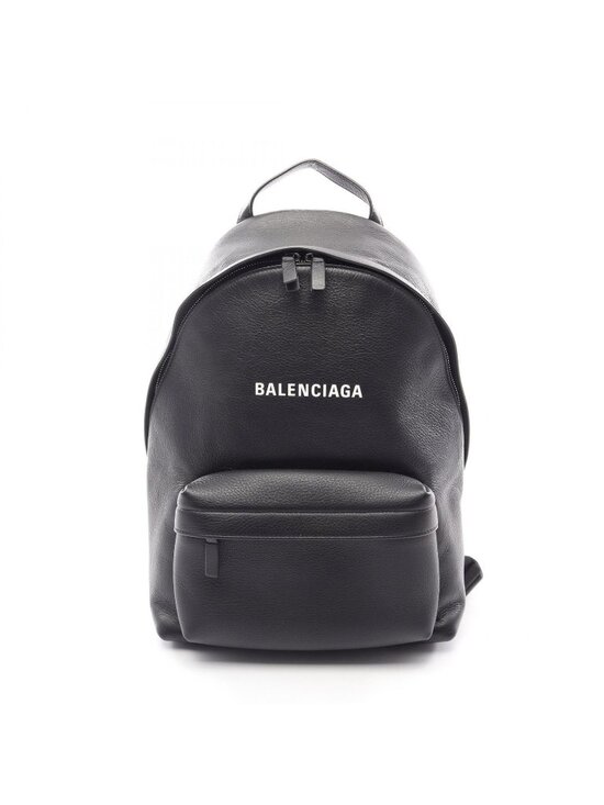 Balenciaga Backpack Everyday Black Leather Small